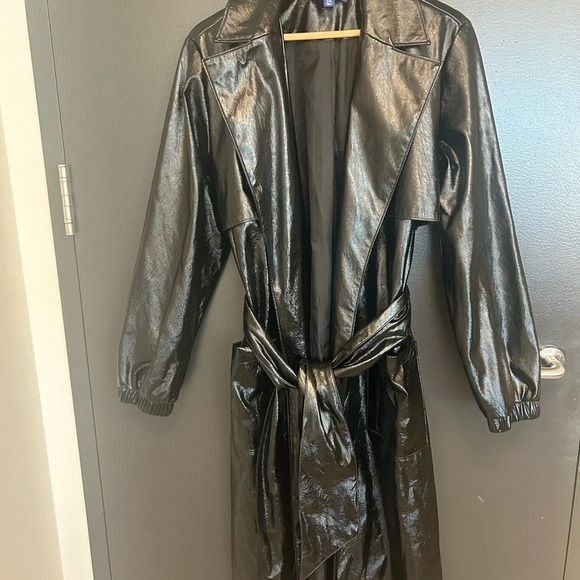Cara Santana  X Apt. 9 collab wet trench coat size S/M excellent condition - Picture 6 of 12